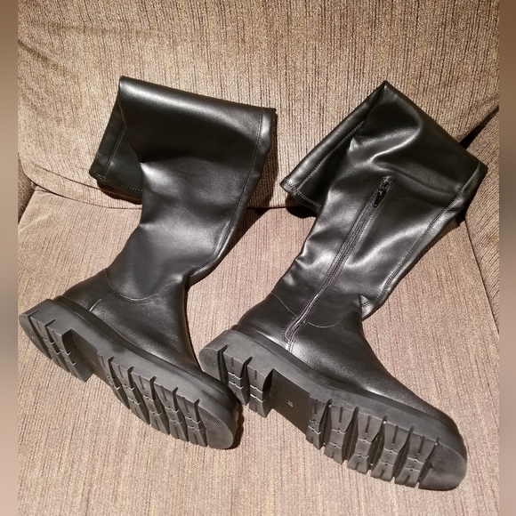 Steve Madden Women's Black Industry Knee Size 10M - Picture 11 of 16